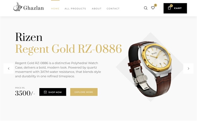 develop premium brand store website